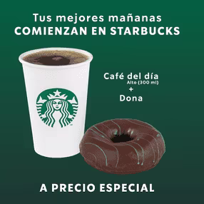 Combo Cafe del Dia + Dona